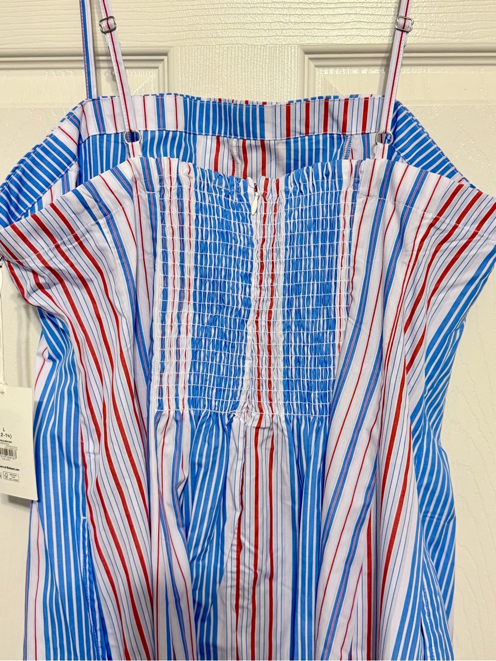 Women’s Striped Dress with Pockets - Picture 3 of 6